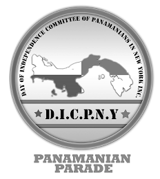 DAY OF INDEPENDENCE COMMITTEE OF PANAMANIANS IN NEW YORK INC. D.I.C.P.N.Y PANAMANIAN PARADE logo