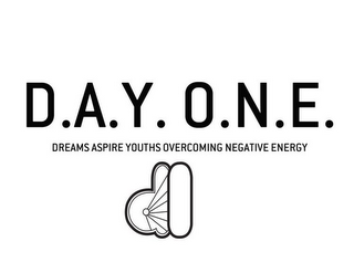 D.A.Y. O.N.E. DREAMS ASPIRE YOUTHS OVERCOMING NEGATIVE ENERGY D1 logo
