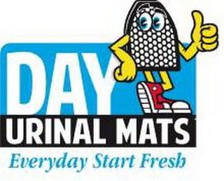 DAY URINAL MATS EVERYDAY START FRESH logo