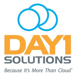 DAY1 SOLUTIONS, BECAUSE IT'S MORE THAN CLOUD logo