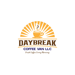 DAYBREAK COFFEE VAN LLC FRESH COFFEE EVERY MORNING logo