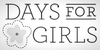 DAYS FOR GIRLS logo