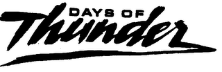 DAYS OF THUNDER logo