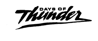 DAYS OF THUNDER logo