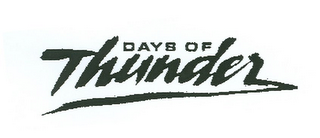 DAYS OF THUNDER logo