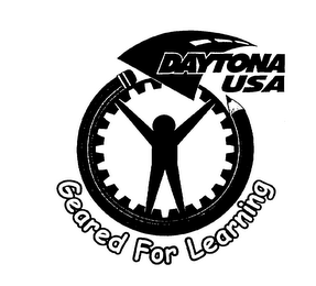 DAYTONA USA GEARED FOR LEARNING logo
