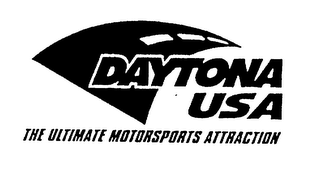 DAYTONA USA THE ULTIMATE MOTORSPORTS ATTRACTION logo