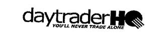 DAYTRADERHQ YOU'LL NEVER TRADE ALONE logo