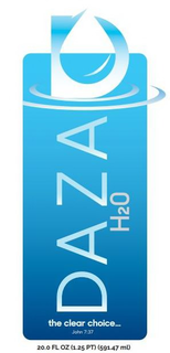 DAZA H2O THE CLEAR CHOICE... JOHN 7:37 20.0 FL OZ (1.25 PT) (591.47 ML) logo