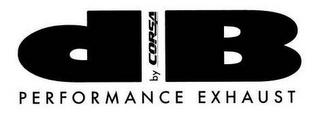 DB BY CORSA PERFORMANCE EXHAUST logo