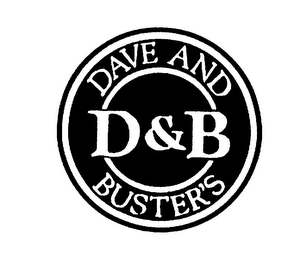 D&B DAVE AND BUSTER'S logo