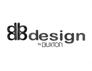 DB DB DESIGN BY BUXTON logo
