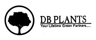 DB PLANTS Y0UR LIFETIME GREEN PARTNERS..... logo