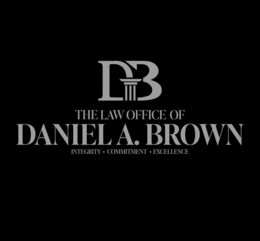 DB  THE LAW OFFICE OF DANIEL A. BROWN  INTEGRITY COMMITMENT EXCELLENCE logo