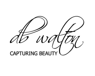 DB WALTON CAPTURING BEAUTY logo