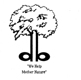 DB "WE HELP MOTHER NATURE" logo