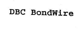 DBC BONDWIRE logo