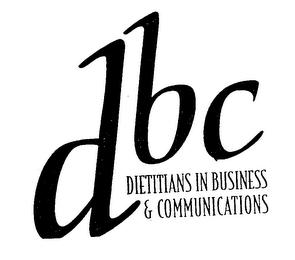 DBC DIETITIANS IN BUSINESS AND COMMUNICATIONS logo