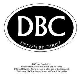 DBC DRIVEN BY CHRIST logo