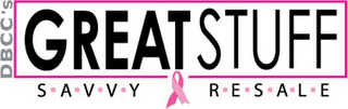 DBCC'S GREAT STUFF S·A·V·V·Y R·E·S·A·L·E logo