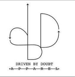 DBD DRIVEN BY DOUBT APPAREL logo
