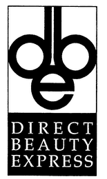 DBE DIRECT BEAUTY EXPRESS logo