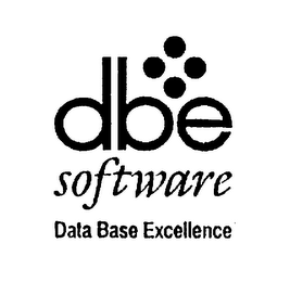 DBE SOFTWARE DATA BASE EXCELLENCE logo