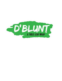 D'BLUNT A 'HOLE LEAF WRAP logo