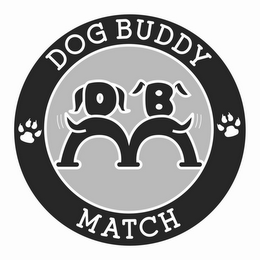 DBM DOG BUDDY MATCH logo