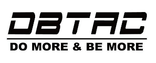DBTAC DO MORE & BE MORE logo