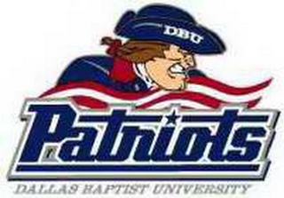 DBU PATRIOTS DALLAS BAPTIST UNIVERSTIY logo