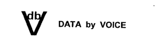 DBV DATA BY VOICE logo