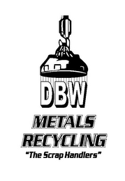 DBW METALS RECYCLING "THE SCRAP HANDLERS" logo