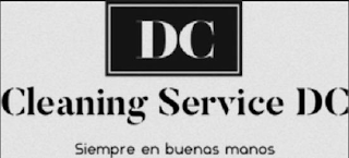 DC CLEANING SERVICE DC SIEMPRE EN BUENAS MANOS logo
