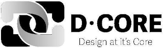 DC D • CORE DESIGN AT IT'S CORE logo