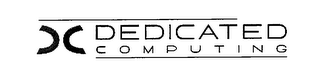 DC DEDICATED COMPUTING logo