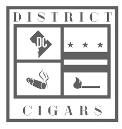 DC DISTRICT CIGARS logo