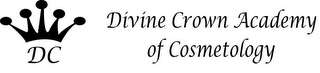 DC DIVINE CROWN ACADEMY OF COSMETOLOGY logo