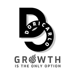 DC DORICARLO GROWTH IS THE ONLY OPTION logo