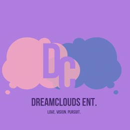 DC DREAMCLOUDS ENT. LOVE.VISION.PURSUIT. logo