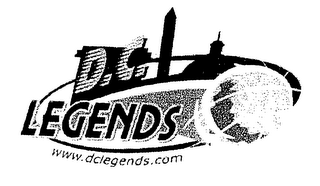 D.C. LEGENDS WWW.DCLEGENDS.COM logo