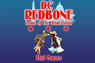 DC REDBONE HOME OF THE ANACOSTIAS HOT SAUCE logo