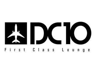 DC10 FIRST CLASS LOUNGE logo