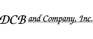 DCB AND COMPANY, INC. logo