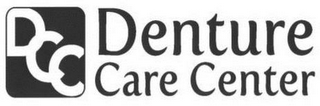 DCC DENTURE CARE CENTER logo