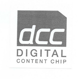 DCC DIGITAL CONTENT CHIP logo