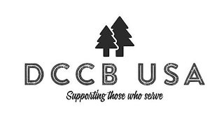 DCCB USA SUPPORTING THOSE WHO SERVE logo