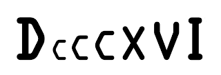 DCCCXVI logo