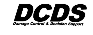 DCDS DAMAGE CONTROL & DECISION SUPPORT logo
