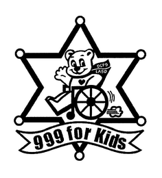 DCFS LASD 999 FOR KIDS logo